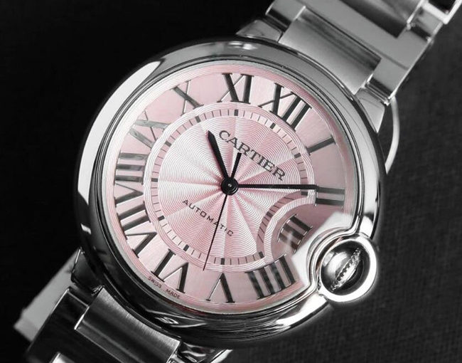 The Hottest Cartier Ballon Bleu De Cartier W6920041 Pink Dial Replica Swiss Watch